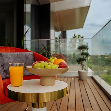 公寓 A Glass Paradise: Exclusive Flat At One Floreasca *